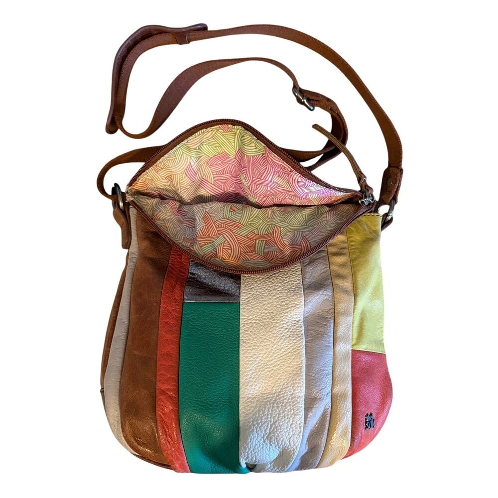 The Sak Colorful Leather Shoulder Bag